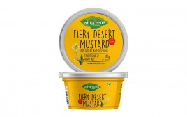 Wingreens Farms Fiery Desert Mustard   Cup  180 grams